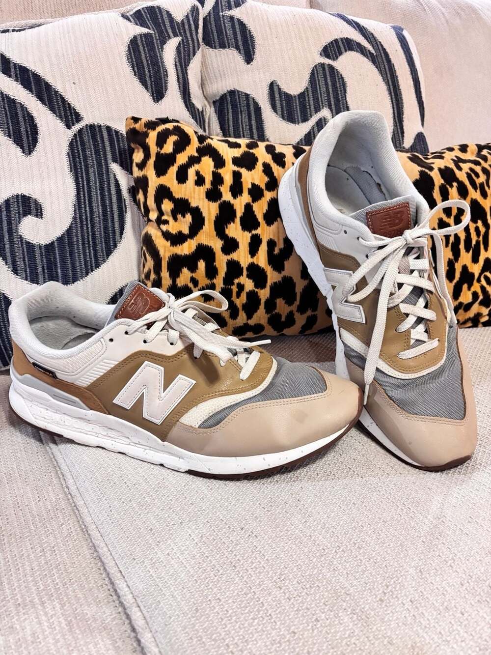 New Balance 997H Cordura Beige Brown size14